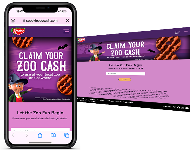 Allionce Group Ferrero Keebler Spookie Fudge Stripes Zoo Cash promotion