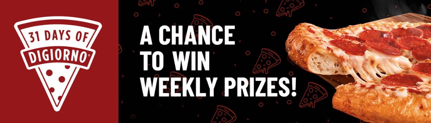 Online banner promoting DiGiorno's 31 Days of DiGiorno promotion