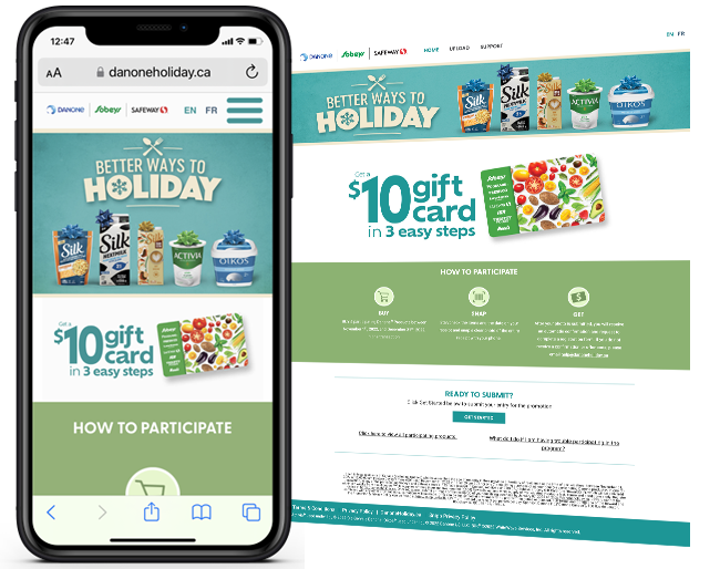 Danone CA Sobeys Gift with Purchase web