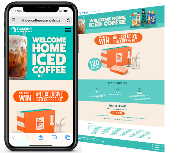 Danone CA Summer Iced Coffee Promotion