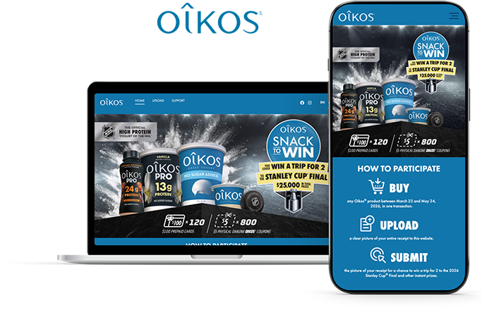 Danone Canada Oikos SnippWin Sweepstakes Instant Win