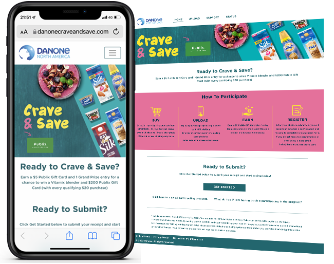 Danone Crave & Save Publix 2022 web