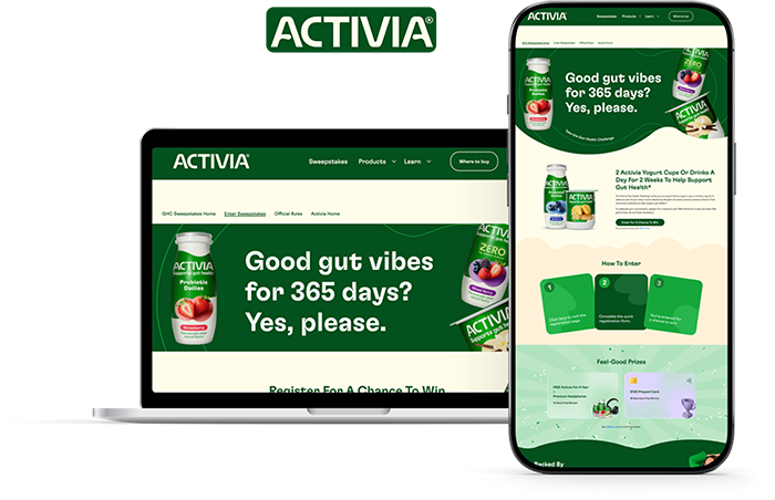 Danone US Activia Challenge Sweepstakes