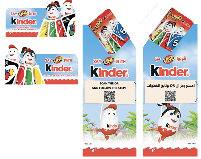 Ferrero - Say Uno with Kinder GCC Whatsapp Promotion web