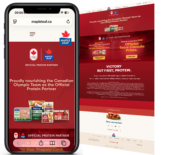 Hatchery Marketing Maple Leaf Foods Fuel But First Protein GWP + Sweepstakes