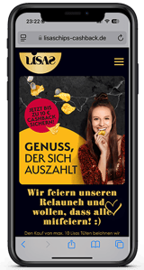 Just Organic Lisas Chips SnippWin DE promo 2008450 phone2