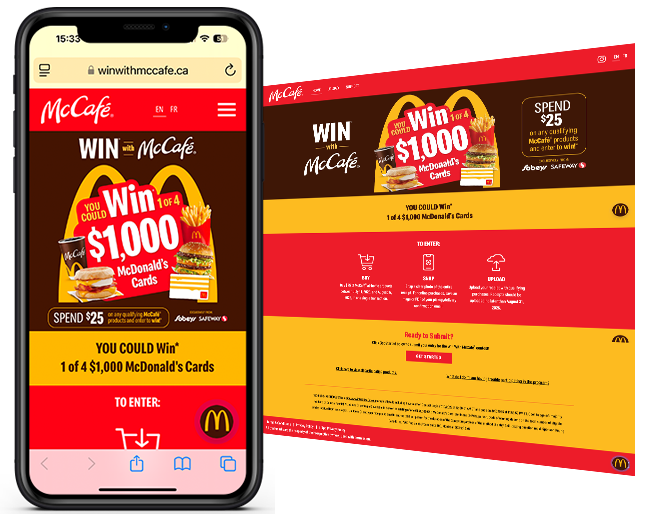 KDP CA 2025 365 1 McCafe Sobeys IGA Sweepstakes