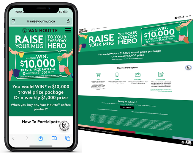 KDP CA 365 _3 Van Houtte Raise Your Mug 2025 Sweepstakes