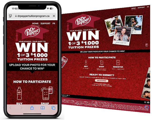 KDP CA Dr Pepper Tuition Giveaway