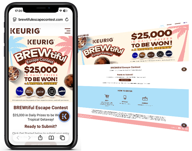 KDP CA Keurig BREWtiful Escape Sweepstakes 2026