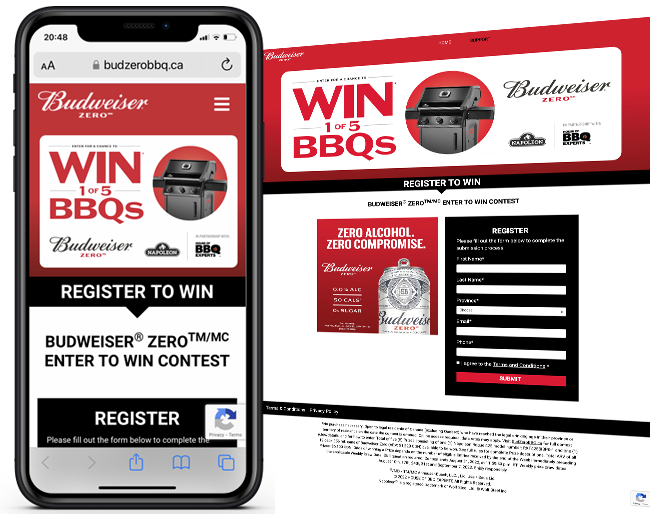 KDP Snipp 365 Bud Zero BBQ Contest web