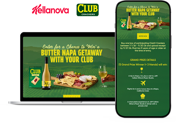 Kellanova Club Crackers x Butter Wines Sweepstakes