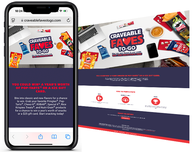 Kellanova Creaveable Faves! Away From Home C-Store sweeps