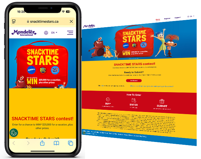 LPi Group Mondelez CA BTS Sweepstakes + Instant Win
