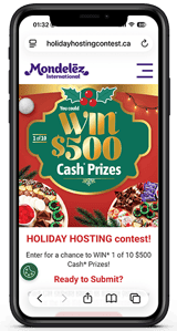 LPi Group Mondelez MDLZ Festive Scale Sweepstakes 2008311 phone