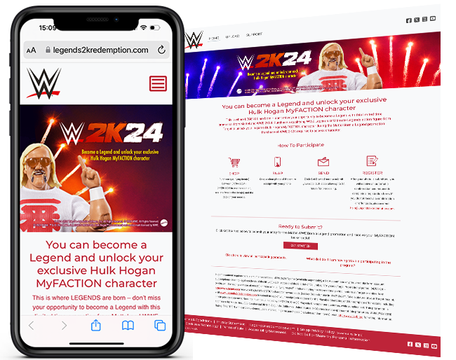 Mattel - Born a Legend Target WWE 2K Gift With Purchase