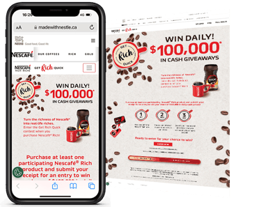 Nescafe Sweepstakes + Instant win 2023