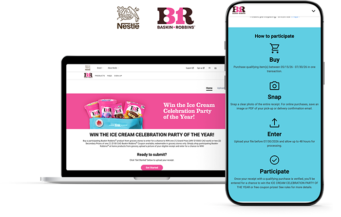 Nestle Canada Baskin-Robbins Ice Cream Celebration Party Contest