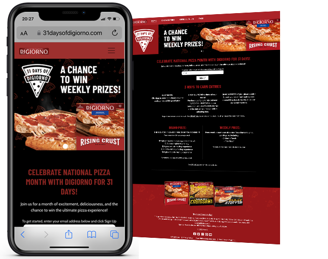 Nestle DiGiorno - 31 Days of Pizza web