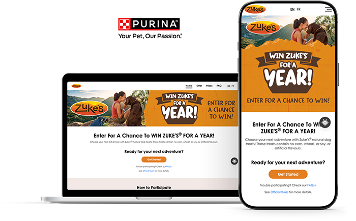 Nestle Purina Canada Zukes Register Only Sweepstakes