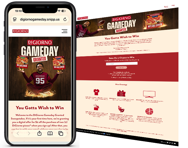 Nestle Super Six DiGiorno DiGenie Gameday Sweeps