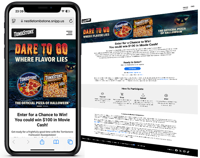 Nestle Tombstone Pizza Halloween Drive Time Sweeps