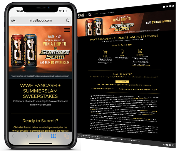Nutrabolt 365 C4 Fantatics GWP + WWE SummerSlam Sweeps