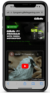 P&G UK Gillette UK Promo 2007638 phone2