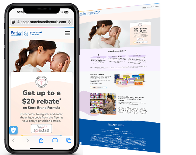 Perrigo Store Brand Infant Formula Rebate Program 2006557