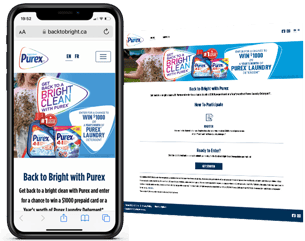Purex - Back to Bright Sweepstakes web