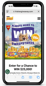 Purina Friskies Q4 Sweeps 2008358 phone