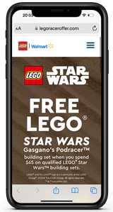 RSM LEGO Star Wars GWP Walmart 2007744 phone