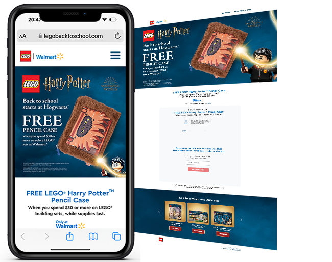 RSM LEGO Walmart BTS GWP