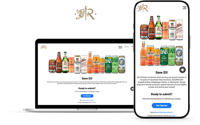 Radeberger RGUSA Holiday Rebate