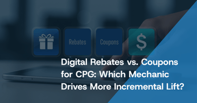 Digital Rebates vs. Coupons for CPG: Which Mechanic Drives More Incremental Lift?