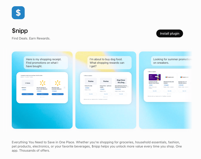Snipp ChatGPT Plugin