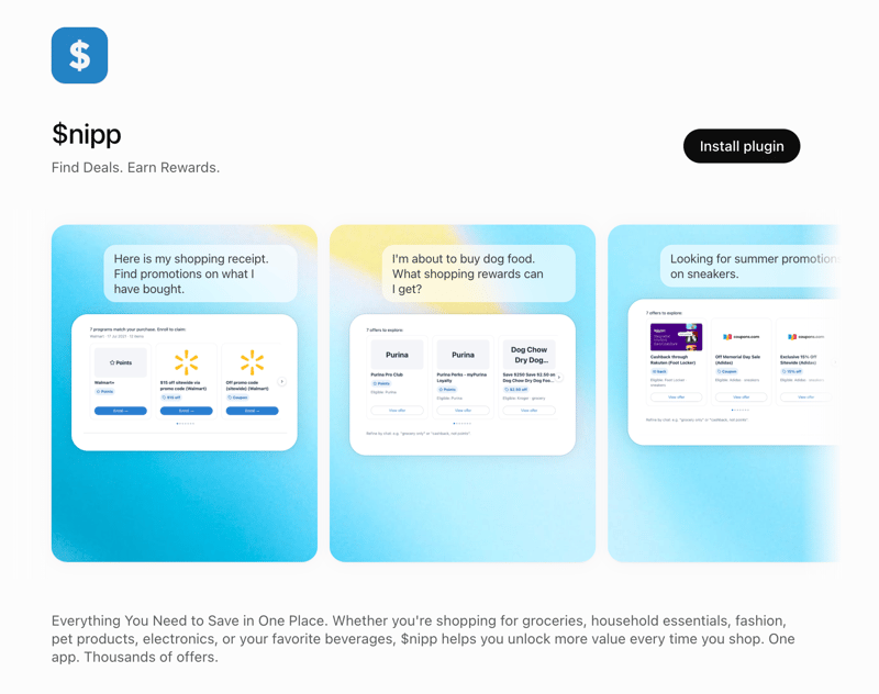 Snipp ChatGPT Plugin