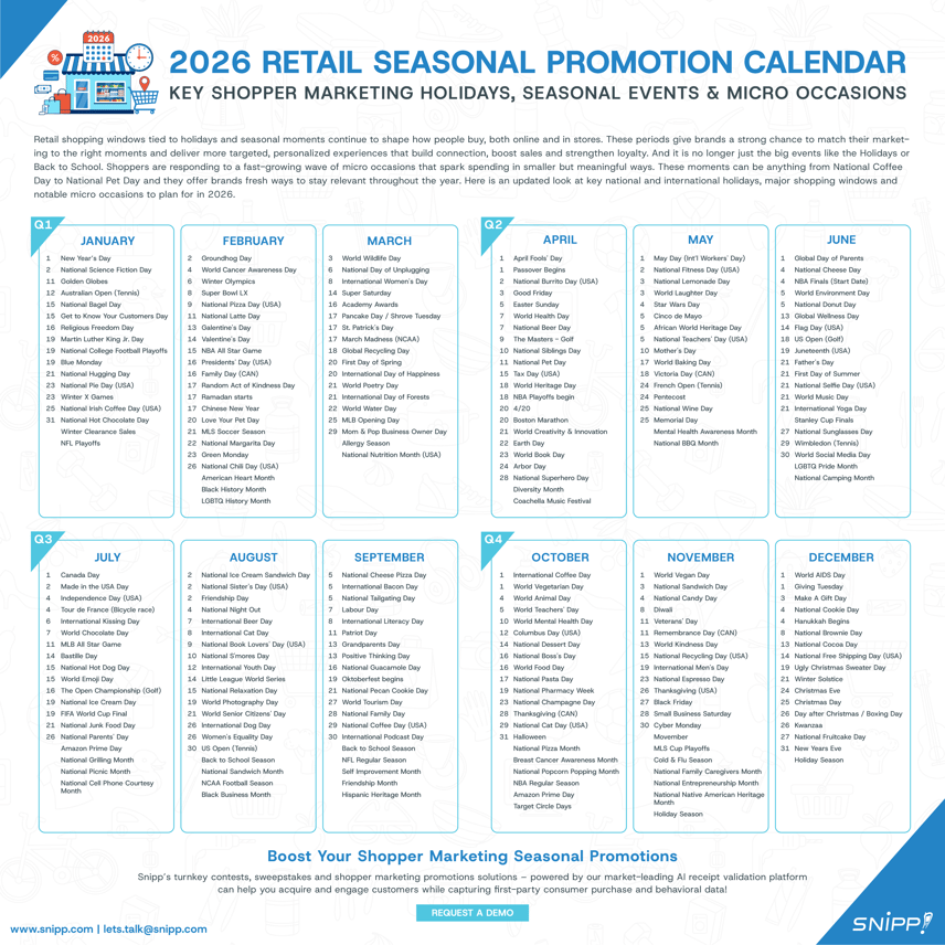 Snipp-2026-Retail-Seasonal-Promotion-Marketing-Calendar