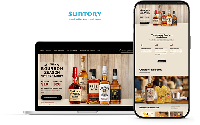 Suntory Bourbon Season Portfolio Scale Buy Get