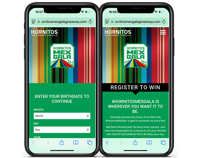 Suntory Hornitos Mex Gala At Home Party Sweeps 2025