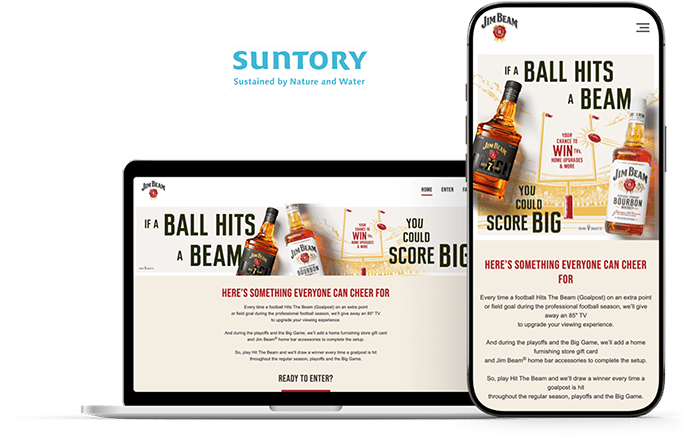 Suntory Jim Beam Big Game Football Sweepstakes Q4
