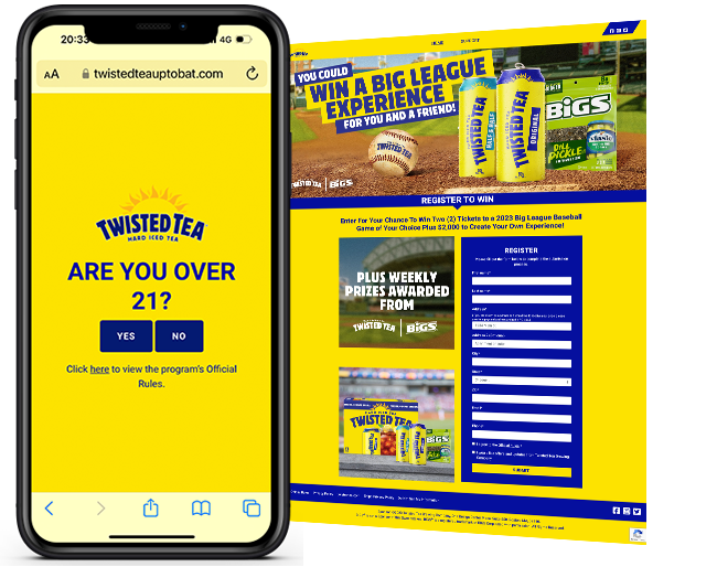 The Boston Beer Company - Twisted Tea Sweepstakes web