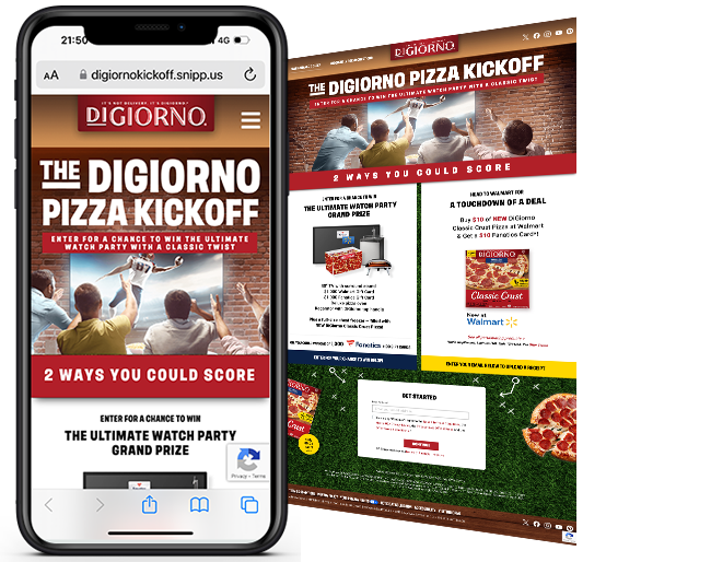The DiGiorno Pizza Kickoff Sweepstakes