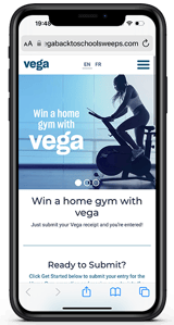 Vega Win A Home Gym BTS Sweepstakes 2007549 phone