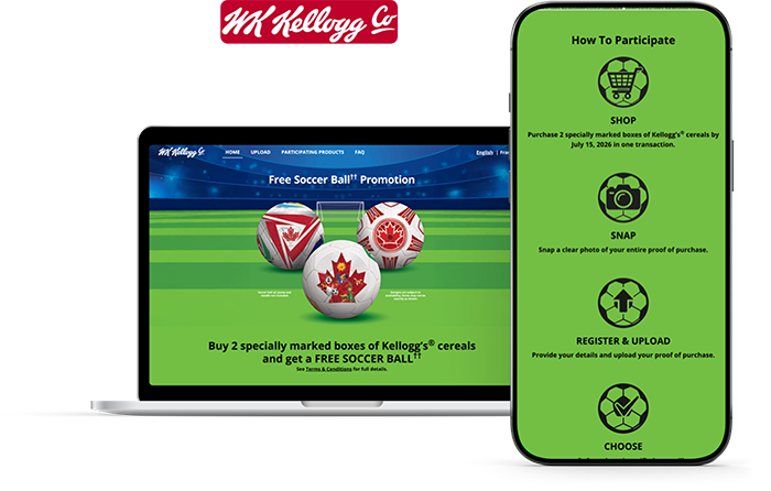 WK Kellogg Canada Kellogg’s Soccer Ball Gift With Purchase