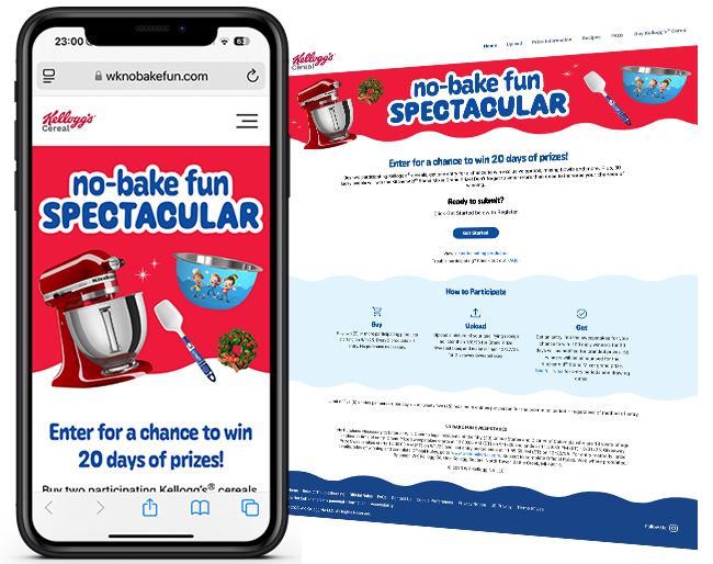 WK Kellogg Co. No Bake Fun Sweepstakes