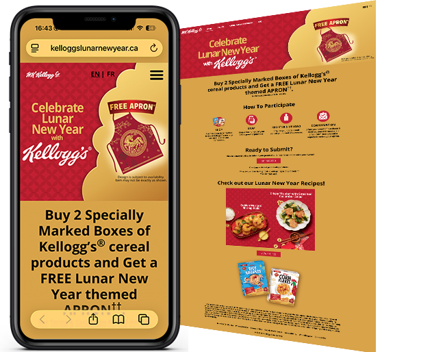 WKKC Kellogg Canada Lunar New Year Apron Offer