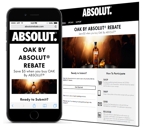 Pernod Ricard Absolut Oak Rebate